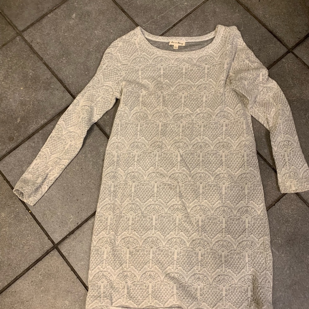 Long-sleeve sweater dress